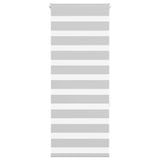 VidaXL Zebra-Rollo 60x150 cm Stoffbreite 55,9 cm Hellgrau