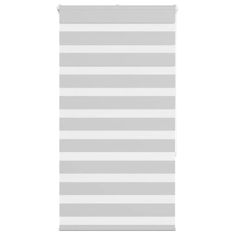 VidaXL Zebra-Rollo 70x150 cm Stoffbreite 65,9 cm Hellgrau