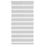 VidaXL Zebra-Rollo 75x150 cm Stoffbreite 70,9 cm Hellgrau