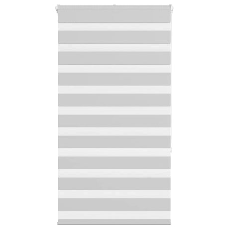 VidaXL Zebra-Rollo 75x150 cm Stoffbreite 70,9 cm Hellgrau