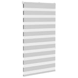 VidaXL Zebra-Rollo 75x150 cm Stoffbreite 70,9 cm Hellgrau