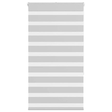 Vidaxx Zebra-Rollo 90x150 cm Stoffbreite 85,9 cm Hellgrau