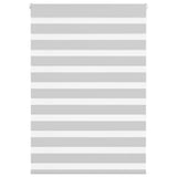 VidaXL Zebra-Rollo 95x150 cm Stoffbreite 90,9 cm Hellgrau
