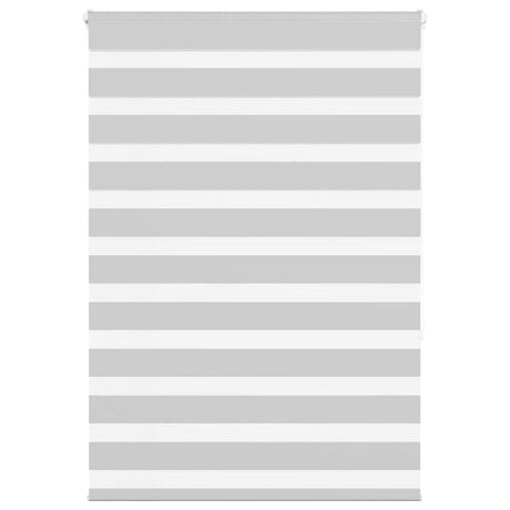 VidaXL Zebra-Rollo 95x150 cm Stoffbreite 90,9 cm Hellgrau