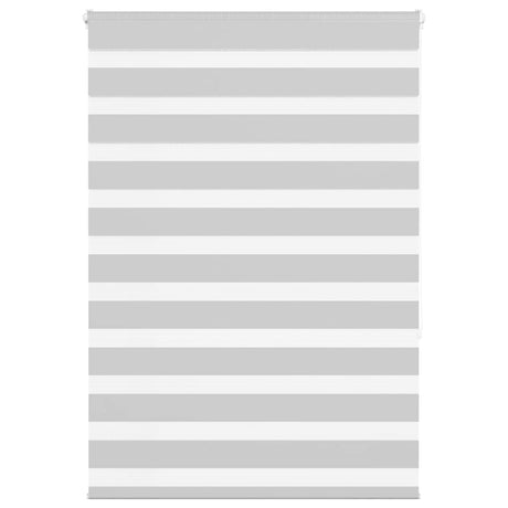 VidaXL Zebra-Rollo 100x150 cm Stoffbreite 95,9 cm Hellgrau