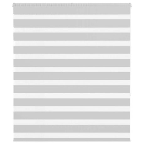 VidaXL Zebra-Rollo 120x150 cm Stoffbreite 115,9 cm Hellgrau