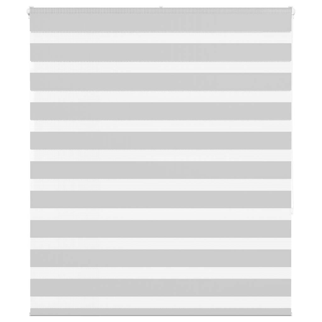 VidaXL Zebra-Rollo 105x150 cm Stoffbreite 100,9 cm Hellgrau