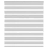 VidaXL Zebra-Rollo 130x150 cm Stoffbreite 125,9 cm Hellgrau