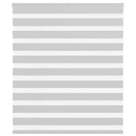 VidaXL Zebra-Rollo 130x150 cm Stoffbreite 125,9 cm Hellgrau