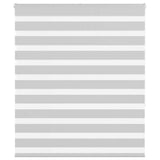 VidaXL Zebra-Rollo 135x150 cm Stoffbreite 130,9 cm Hellgrau