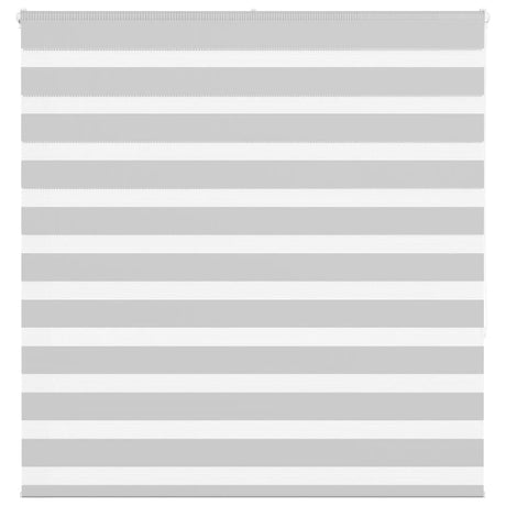 VidaXL Zebra-Rollo 145x150 cm Stoffbreite 140,9 cm Hellgrau