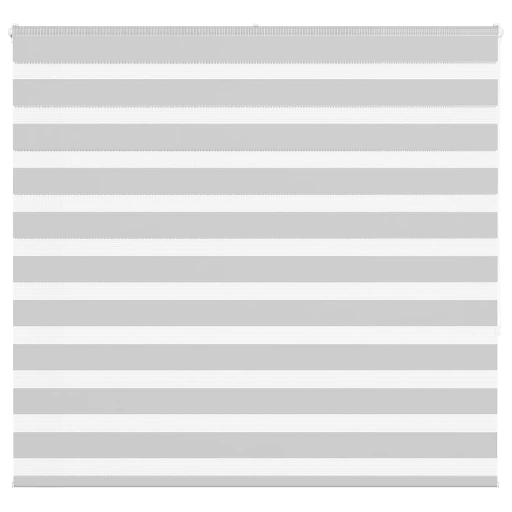 VidaXL Zebra-Rollo 155x150 cm Stoffbreite 150,9 cm Hellgrau