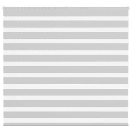 VidaXL Zebra-Rollo 155x150 cm Stoffbreite 150,9 cm Hellgrau
