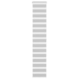 VidaXL Zebra-Rollo 40x200 cm Stoffbreite 35,9 cm Hellgrau