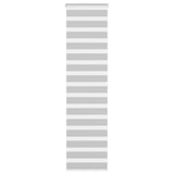 VidaXL Zebra-Rollo 55x200 cm Stoffbreite 50,9 cm Hellgrau