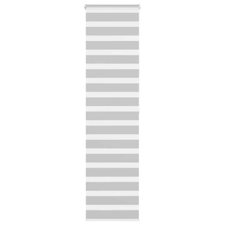 VidaXL Zebra-Rollo 60x200 cm Stoffbreite 55,9 cm Hellgrau