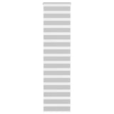 VidaXL Zebra-Rollo 65x200 cm Stoffbreite 60,9 cm Hellgrau