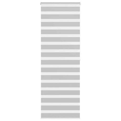 VidaXL Zebra-Rollo 75x200 cm Stoffbreite 70,9 cm Hellgrau