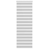 VidaXL Zebra-Rollo 85x200 cm Stoffbreite 80,9 cm Hellgrau