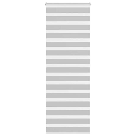 VidaXL Zebra-Rollo 85x200 cm Stoffbreite 80,9 cm Hellgrau