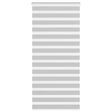 VidaXL Zebra-Rollo 95x200 cm Stoffbreite 90,9 cm Hellgrau