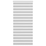 VidaXL Zebra-Rollo 100x200 cm Stoffbreite 95,9 cm Hellgrau