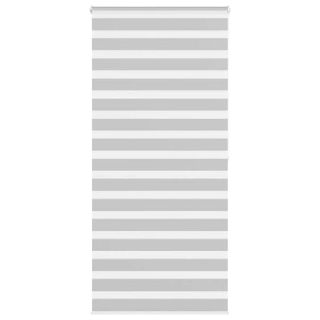 VidaXL Zebra-Rollo 105x200 cm Stoffbreite 100,9 cm Hellgrau