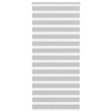VidaXL Zebra-Rollo 115x200 cm Stoffbreite 110,9 cm Hellgrau