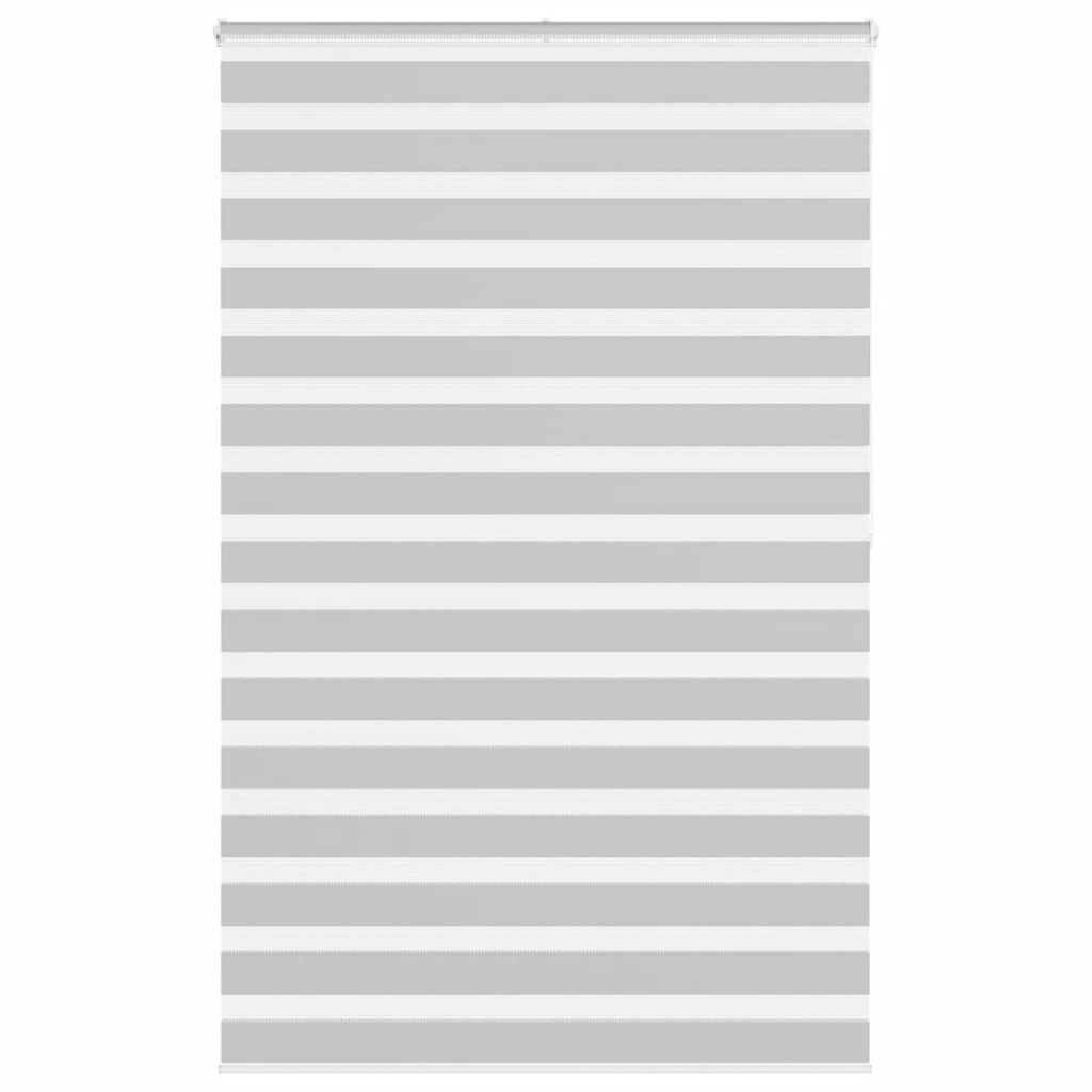 VidaXL Zebra-Rollo 150x200 cm Stoffbreite 145,9 cm Hellgrau