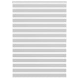 VidaXL Zebra-Rollo 155x200 cm Stoffbreite 150,9 cm Hellgrau