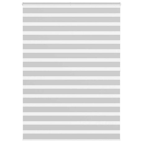 VidaXL Zebra-Rollo 155x200 cm Stoffbreite 150,9 cm Hellgrau