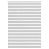 VidaXL Zebra-Rollo 160x200 cm Stoffbreite 155,9 cm Hellgrau