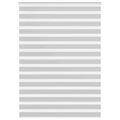 VidaXL Zebra-Rollo 160x200 cm Stoffbreite 155,9 cm Hellgrau