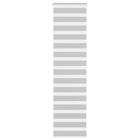 VidaXL Zebra-Rollo 55x230 cm Stoffbreite 50,9 cm Hellgrau