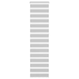 VidaXL Zebra-Rollo 65x230 cm Stoffbreite 60,9 cm Hellgrau