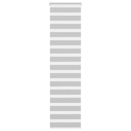 VidaXL Zebra-Rollo 65x230 cm Stoffbreite 60,9 cm Hellgrau