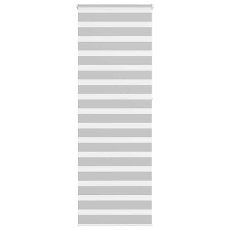 VidaXL Zebra-Rollo 75x230 cm Stoffbreite 70,9 cm Hellgrau