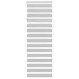 VidaXL Zebra-Rollo 85x230 cm Stoffbreite 80,9 cm Hellgrau