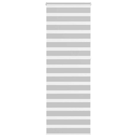 VidaXL Zebra-Rollo 85x230 cm Stoffbreite 80,9 cm Hellgrau