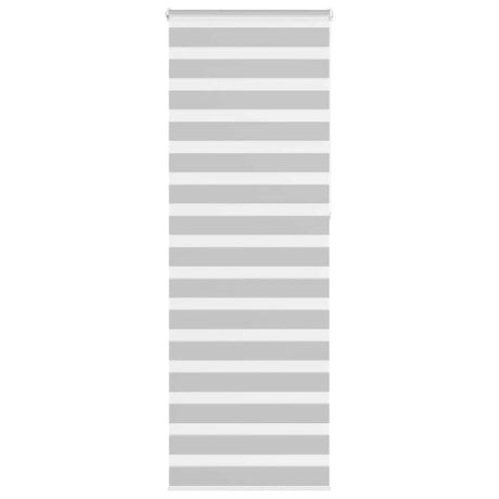 VidaXL Zebra-Rollo 90x230 cm Stoffbreite 85,9 cm Hellgrau