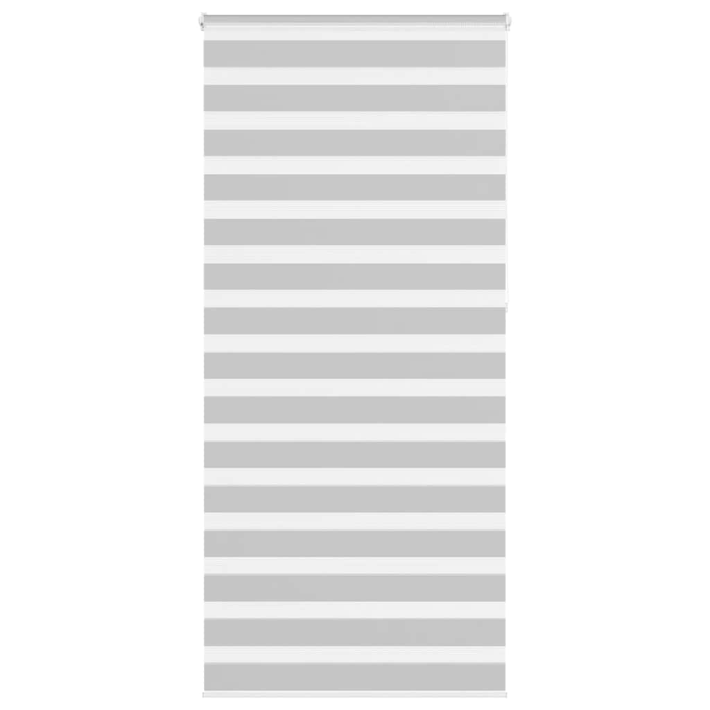 VidaXL Zebra-Rollo 105x230 cm Stoffbreite 100,9 cm Hellgrau
