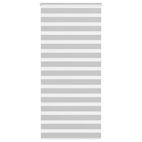 VidaXL Zebra-Rollo 115x230 cm Stoffbreite 110,9 cm Hellgrau