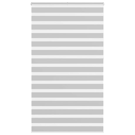 VidaXL Zebra-Rollo 130x230 cm Stoffbreite 125,9 cm Hellgrau