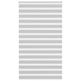 VidaXL Zebra-Rollo 135x230 cm Stoffbreite 130,9 cm Hellgrau