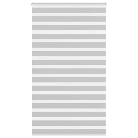 VidaXL Zebra-Rollo 135x230 cm Stoffbreite 130,9 cm Hellgrau