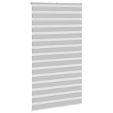 VidaXL Zebra-Rollo 135x230 cm Stoffbreite 130,9 cm Hellgrau