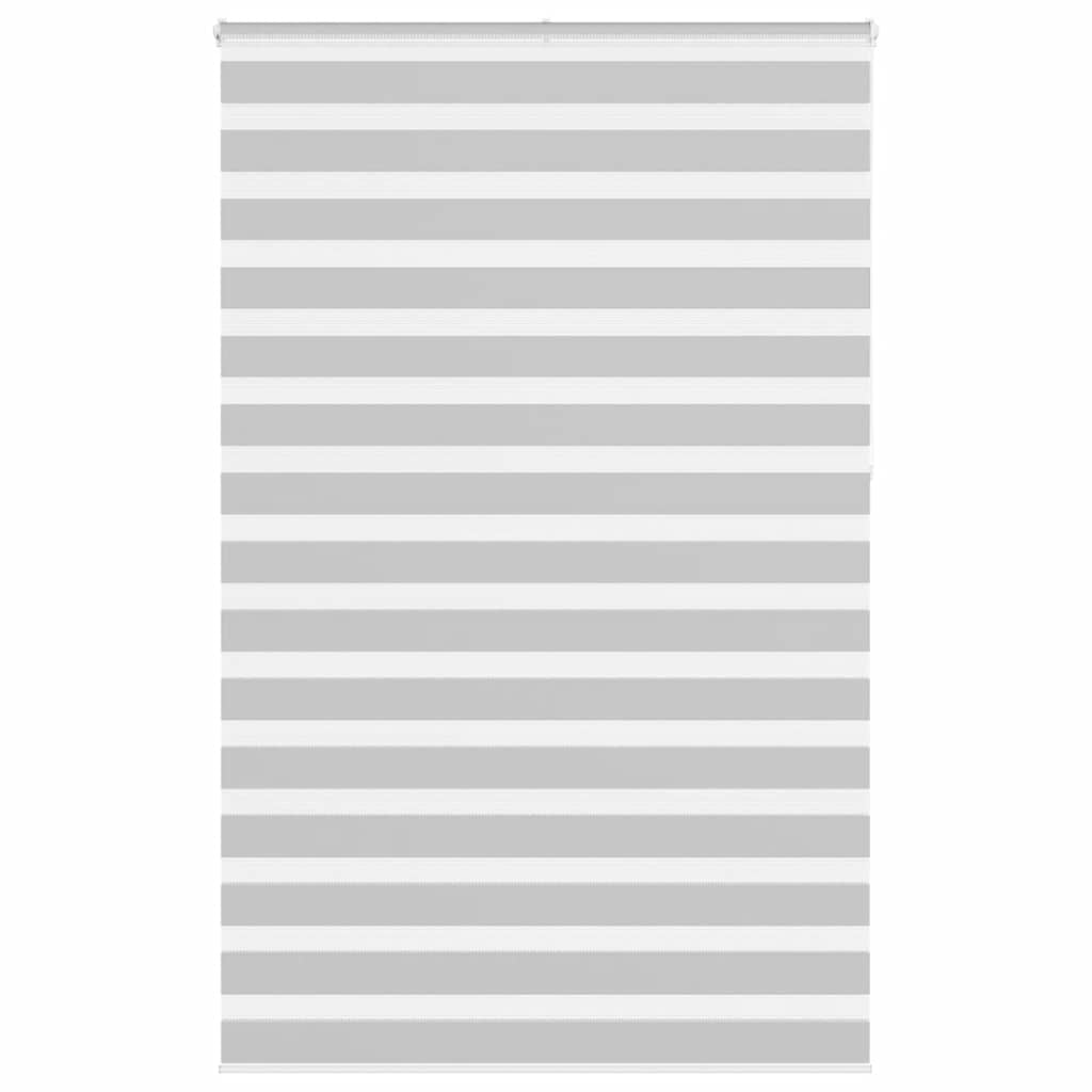 VidaXL Zebra-Rollo 140x230 cm Stoffbreite 135,9 cm Hellgrau