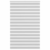 VidaXL Zebra-Rollo 140x230 cm Stoffbreite 135,9 cm Hellgrau
