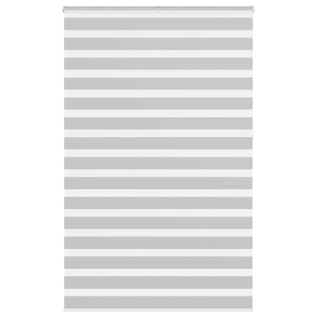 VidaXL Zebra-Rollo 145x230 cm Stoffbreite 140,9 cm Hellgrau