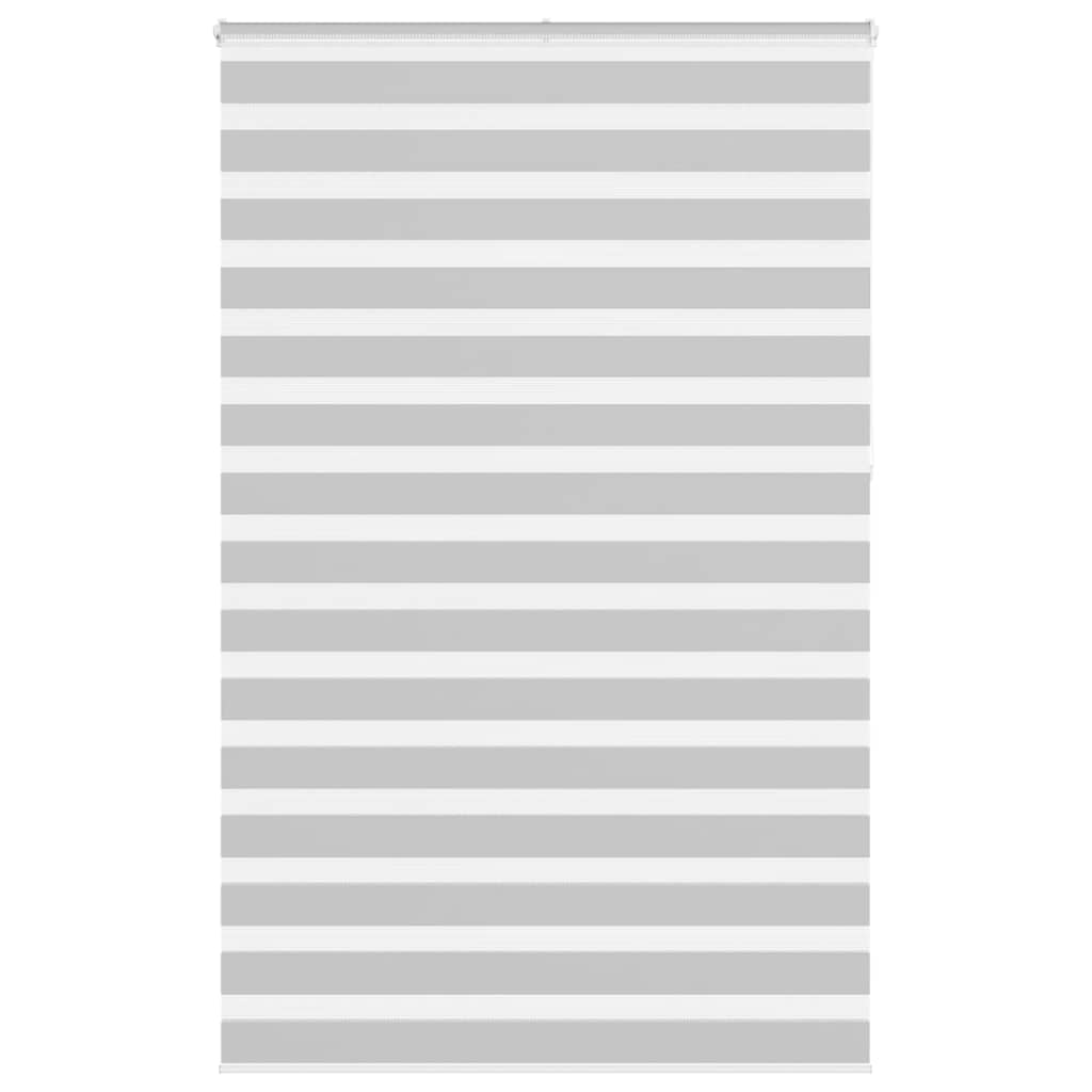 VidaXL Zebra-Rollo 150x230 cm Stoffbreite 145,9 cm Hellgrau